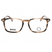 Hugo Boss Men's Eyeglasses - Grey Brown Square Full Rim Frame | BOSS 1368 0S05 00 ,