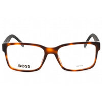 Hugo Boss Men's Eyeglasses - Havana Black Rectangular Frame | BOSS 0831/IT 0Z2I 00 ,