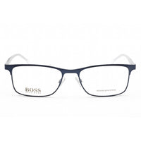 Hugo Boss Men's Eyeglasses - Matte Blue Metal Full Rim Frame | BOSS 0967/IT 0FLL 00 ,