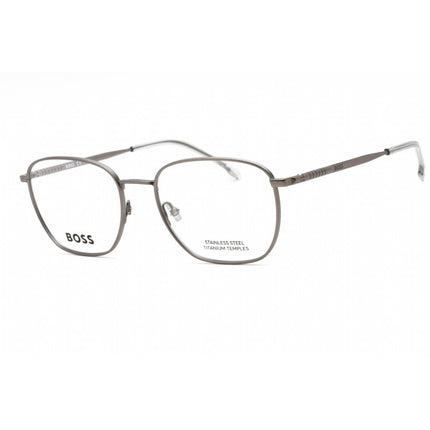 Hugo Boss Men's Eyeglasses - Matte Dark Ruthenium Square Frame | BOSS 1415 0R80 00 ,