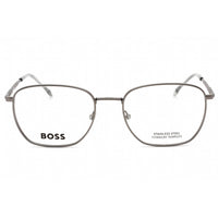 Hugo Boss Men's Eyeglasses - Matte Dark Ruthenium Square Frame | BOSS 1415 0R80 00 ,
