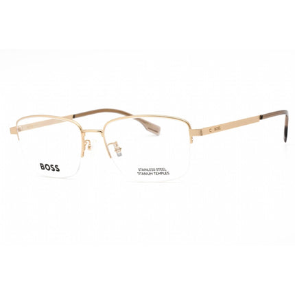 Hugo Boss Men's Eyeglasses - Matte Gold Metal Full Rim Frame | BOSS 1474/F 0AOZ 00 ,