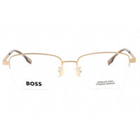 Hugo Boss Men's Eyeglasses - Matte Gold Metal Full Rim Frame | BOSS 1474/F 0AOZ 00 ,