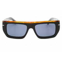 Hugo Boss Men's Sunglasses - Blue Lens Black Havana Rectangular | BOSS 1502/S 0I62 KU ,