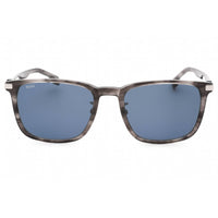 Hugo Boss Men's Sunglasses - Blue Lens Grey Horn Square Frame | BOSS 1406/F/SK 02W8 KU ,