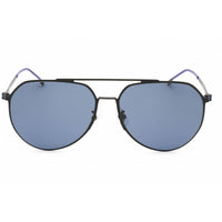 Hugo Boss Men's Sunglasses - Blue Lens Matte Black Frame | BOSS 1404/F/SK 0003 KU ,