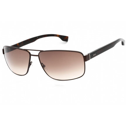 Hugo Boss Men's Sunglasses - Brown Gradient Lens Matte Brown Frame | 1035/S 04IN HA ,