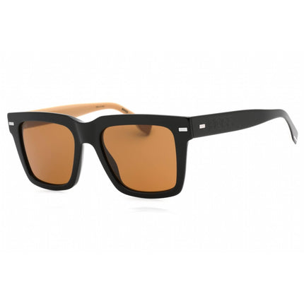 Hugo Boss Men's Sunglasses - Brown Lens Black Rectangular Frame | BOSS 1442/S 0SDK 70 ,
