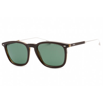 Hugo Boss Men's Sunglasses - Brown Striped Brown Cat Eye Frame | BOSS 1357/S WGW YP ,
