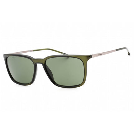 Hugo Boss Men's Sunglasses - Green Full Rim Rectangular Frame | BOSS 1183/S 01ED QT ,