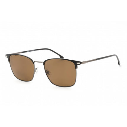 Hugo Boss Men's Sunglasses - Matte Black Cat Eye Metal Frame | BOSS 1122/U/S 0003 SP ,