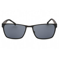 Hugo Boss Men's Sunglasses - Matte Black Rectangular Metal Frame | 1038/S 0003 IR ,