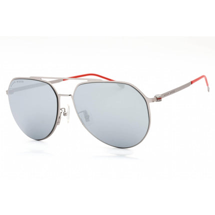 Hugo Boss Men's Sunglasses - Matte Ruthenium Grey Metal Frame | BOSS 1404/F/SK 0R81 DC ,
