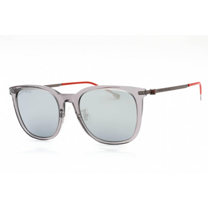 Hugo Boss Men's Sunglasses - Silver Lens Grey Plastic Frame | BOSS 1347/F/SK 0KB7 DC ,