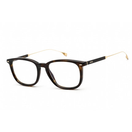 Hugo Boss Unisex Eyeglasses - Havana Full Rim Square Frame | BOSS 1359/BB 0086 00 ,