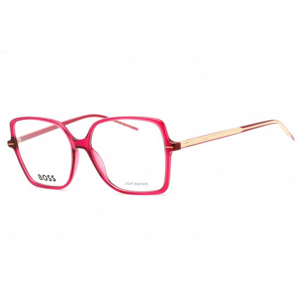 Hugo Boss Women's Eyeglasses - Cherry Metal Full Rim Square Frame | BOSS 1587 08CQ 00 ,