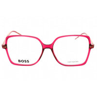 Hugo Boss Women's Eyeglasses - Cherry Metal Full Rim Square Frame | BOSS 1587 08CQ 00 ,