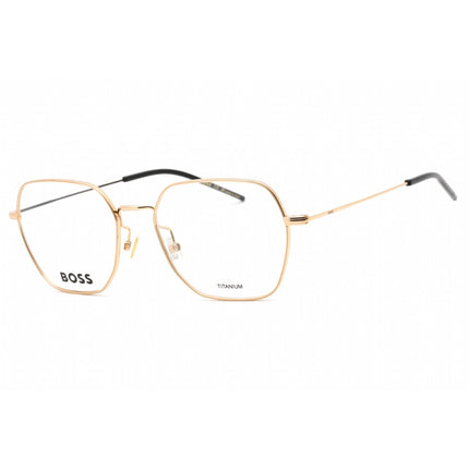 Hugo Boss Women's Eyeglasses - Gold Black Full Rim Geometric Frame | BOSS 1534 0RHL 00 ,