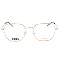 Hugo Boss Women's Eyeglasses - Gold Black Full Rim Geometric Frame | BOSS 1534 0RHL 00 ,