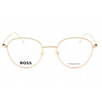 Hugo Boss Women's Eyeglasses - Gold Green Full Rim Round Frame | BOSS 1530 0PEF 00 ,