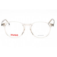 HUGO Men's Eyeglasses - Beige Plastic Full Rim Round Shape Frame | HG 1226 010A 00 ,