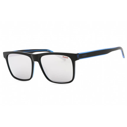 HUGO Men's Sunglasses - Black Blue Square Full Rim Square Frame | HG 1242/S 0D51 DC ,