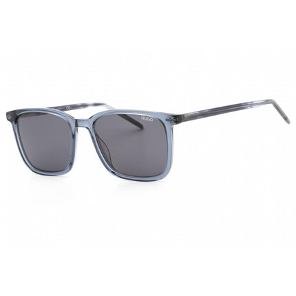 HUGO Men's Sunglasses - Blue Plastic Full Rim Frame Grey Lens | HG 1168/S 0PJP IR ,