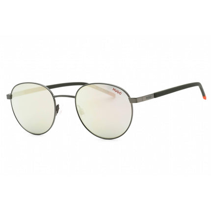 Hugo Men's Sunglasses - Extra White Multilayered Lens Green Frame | HG 1230/S 01ED DC ,