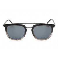 Hugo Men's Sunglasses - Grey Horn Pilot Metal/Plastic Full Rim | HG 1031/S 02W8 IR ,
