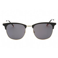 HUGO Men's Sunglasses - Grey Lens Matte Black Gold Square Frame | HG 1208/S 0I46 IR ,
