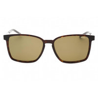 HUGO Men's Sunglasses - Havana Plastic Full Rim Square Shape Frame | HG 1128/S 0086 QT ,