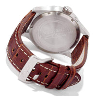 Invicta 0765 Men's I-Force Silver Dial Brown Leather Strap Watch ,