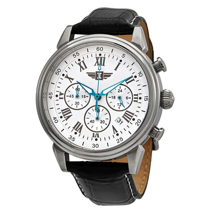Invicta Men's Chronograph Watch - I By Invicta White Dial Black Strap | 90242-002 ,