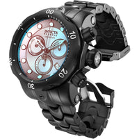 Invicta Men's Chronograph Watch - Reserve Venom Titanium Dial Black Bracelet | 25417 ,