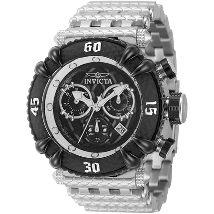 Invicta Men's Chronograph Watch - Subaqua Black Dial Silver Tone Bracelet | 43895 ,