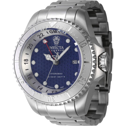 Invicta Men's GMT Watch - Reserve Hydromax Automatic Blue Dial Bracelet | 45916 ,