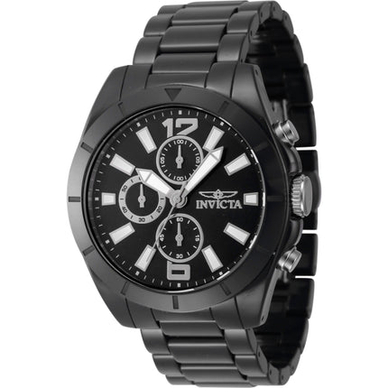 Invicta Men's Quartz Watch - Ceramics Chronograph Black Brass Dial Bracelet | 47333 ,