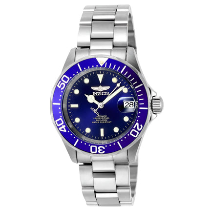 Invicta Men's Stainless Steel Automatic Watch - Pro Diver Blue Dial Date | 9094 ,
