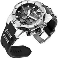 Invicta Men's Watch - Bolt Chronograph Charcoal Dial Black and Silver Strap | 31166 ,