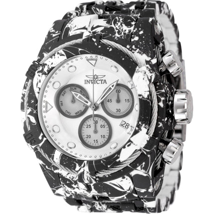 Invicta Men's Watch - Bolt Silver, Grey and Black Dial Aqua Plating Bracelet | 45489 ,