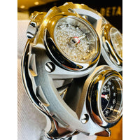 Invicta Men's Watch - Cerberus Diamond Meteorite Dial Silver Tone Bracelet | 45956 ,