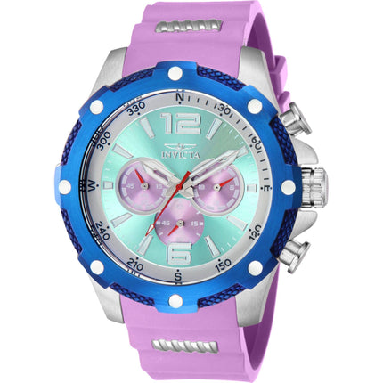 Invicta Men's Watch - I-Force Quartz Chronograph Purple and Silver Strap | 43003 ,