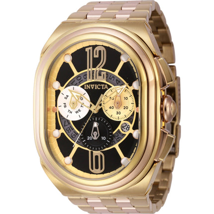 Invicta Men's Watch - Lupah Revolution 2.0 Chronograph Black and Gold Dial | 45546 ,