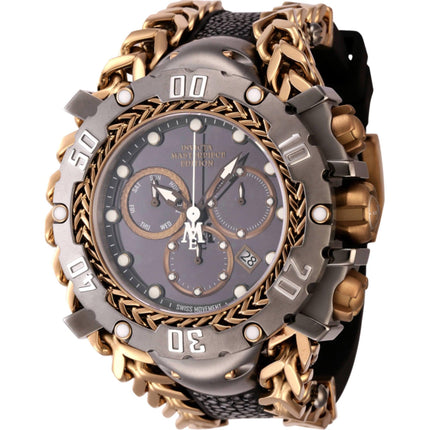 Invicta Men's Watch - Masterpiece Chronograph Khaki and Gunmetal Dial Quartz | 44627 ,