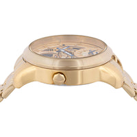 Invicta Men's Watch - Objet D Art Skeleton Dial Yellow Gold Steel Bracelet | 44330 ,