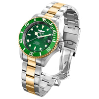 Invicta Men's Watch - Pro Diver Automatic Green Dial Two Tone Steel Bracelet | 28661 ,