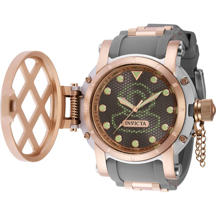 Invicta Men's Watch - Pro Diver Black Dial Grey and Rose Gold Strap Quartz | 37351 ,