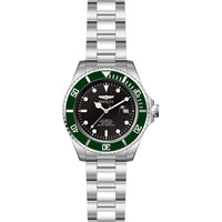 Invicta Men's Watch - Pro Diver Black Dial Silver Stainless Steel Bracelet | 35852 ,