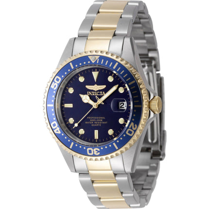 Invicta Men's Watch - Pro Diver Blue Dial Silver and Yellow Gold Bracelet | 8935OB ,