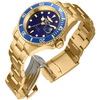 Invicta Men's Watch - Pro Diver Quartz Blue Dial Yellow Gold Steel Bracelet | 37159 ,